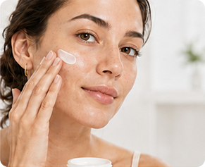 Moisturize and protect the skin after serum